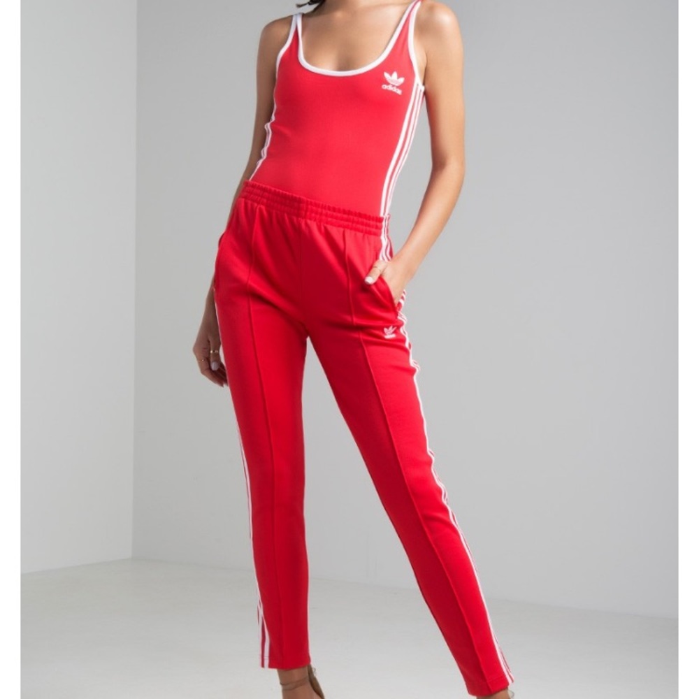 TWO PIECE SET - ADIDAS SST TRACK PANTS & BODY SUIT